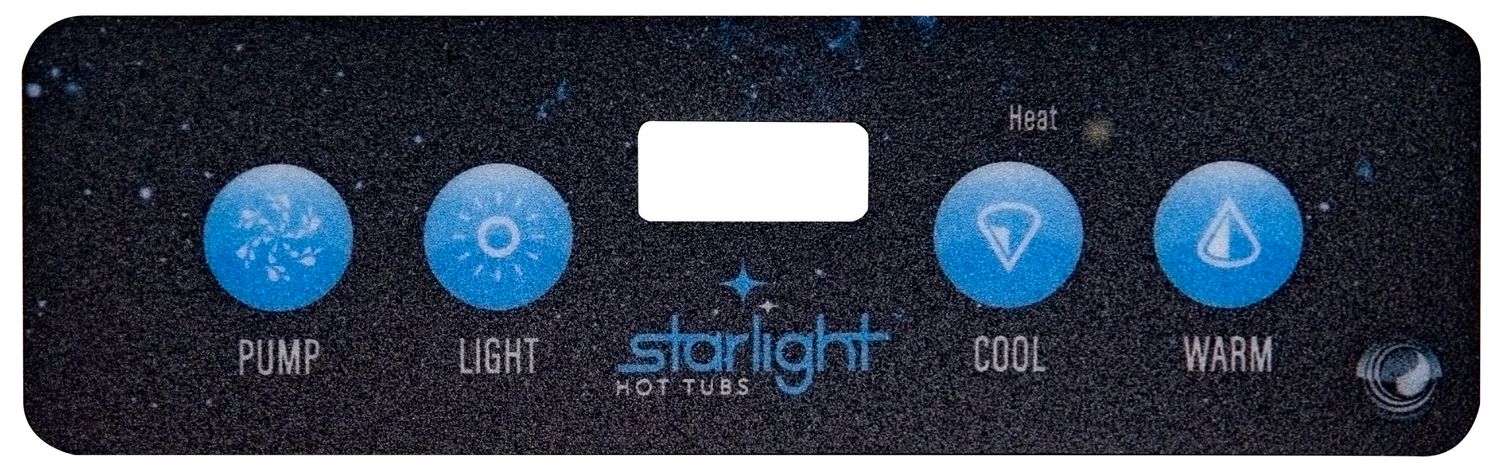 VL401 4-Button 1 Pump Overlay