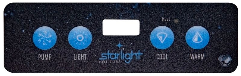 VL401 4-Button 1 Pump Overlay