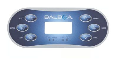 VL620S 6-Button 2 Pump Overlay