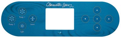 TP800 9-Button 2 Pump Overlay