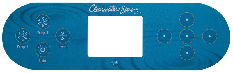 TP800 9-Button 2 Pump Overlay
