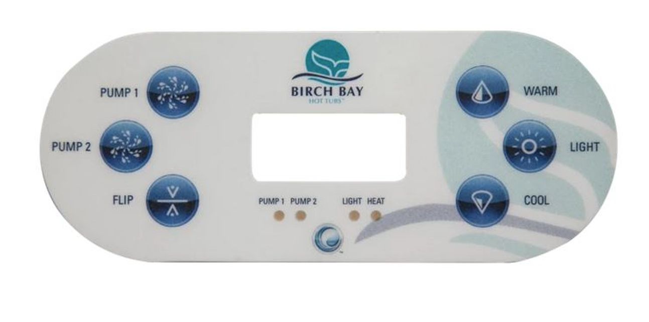 TP600 6-Button 2 Pump Overlay