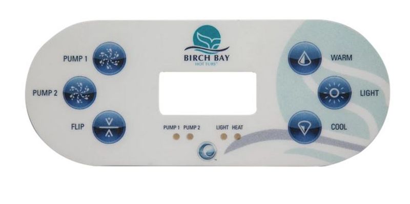 TP600 6-Button 2 Pump Overlay