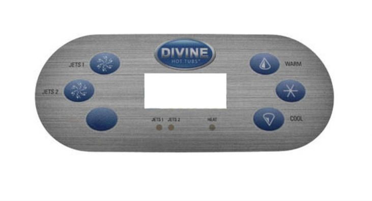 TP600 6-Button 3 Pump Overlay