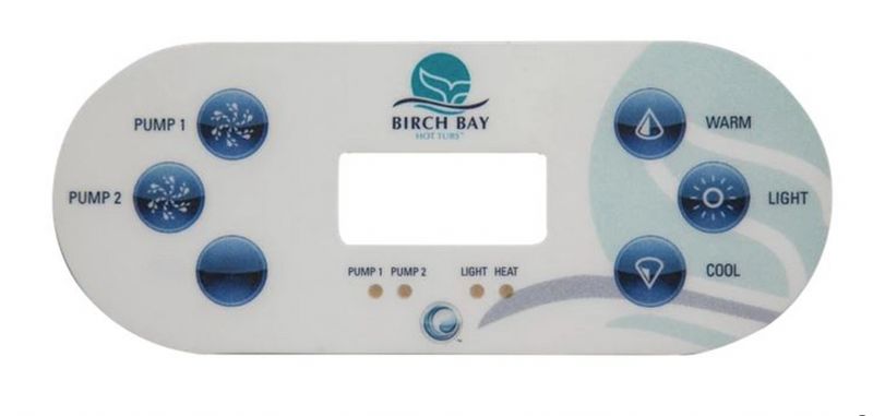 TP600 6-Button 3 Pump Overlay