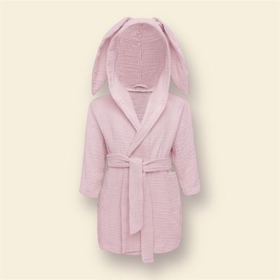 Gepersonaliseerde badjas roze 3-4j