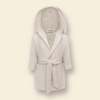 Gepersonaliseerde badjas beige 3-4j