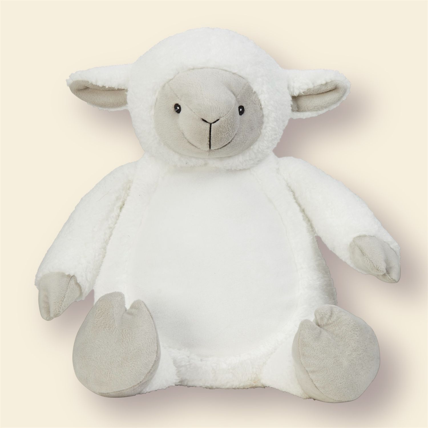 Knuffelbeer lammetje gepersonaliseerd
