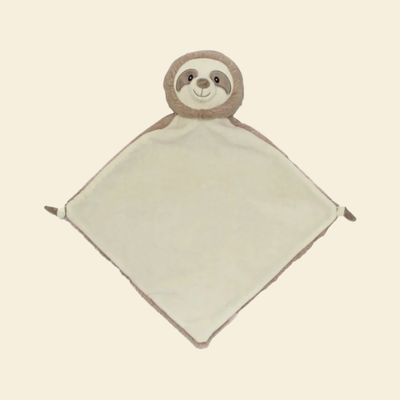 Luiaard Knuffeldoek gepersonaliseerd