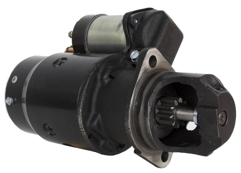 STARTER JOHN DEERE TRACTOR BACKHOE COMBINE 1960-1982 GAS OR LPG ONLY AR91813, AT18025, TY1465, TY6639, TY6706 1107339 12V 2 BOLT MOUNT STARTER JOHN DEERE TRACTOR BACKHOE COMBINE 1960-1982 GAS OR LPG ONLY AR91813, AT18025, TY1465, TY6639, TY6706 1107339 12V 2 BOLT MOUNT