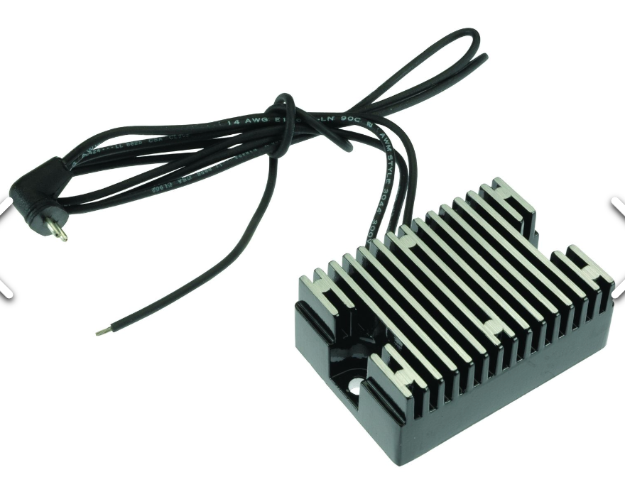 HARLEY DAVIDSON BLACK VOLTAGE REGULATOR 1981-1988  74523-84A
