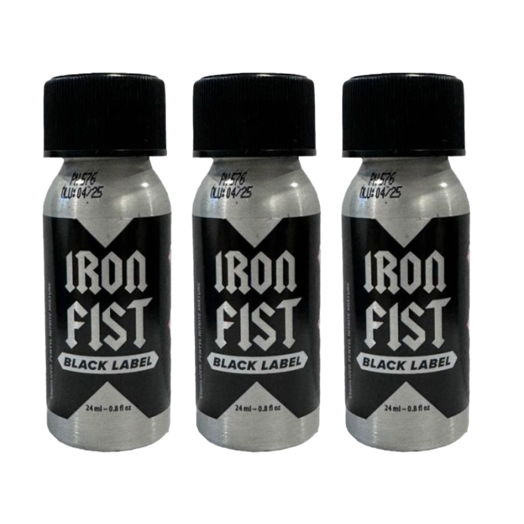 IRON FIST BLACK 30ml TRIPLE PACK