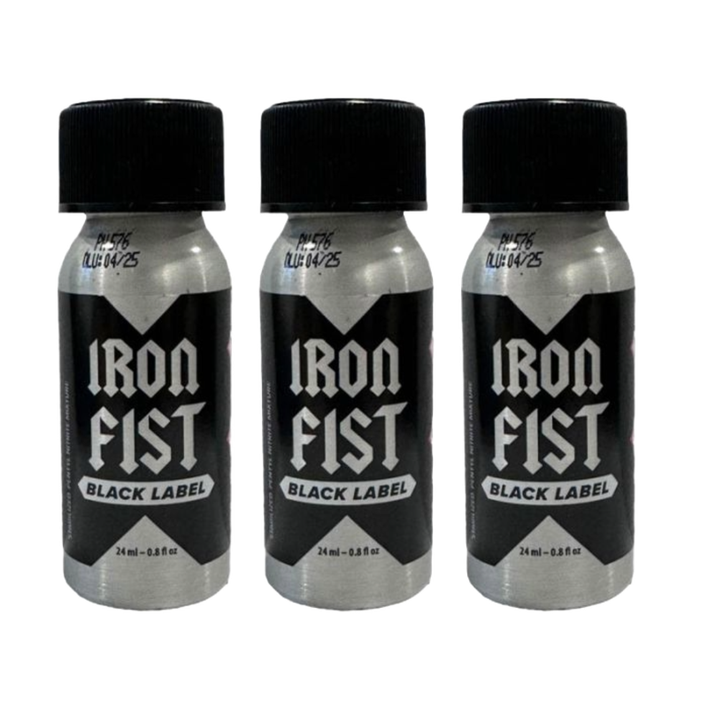IRON FIST BLACK 30ml TRIPLE PACK