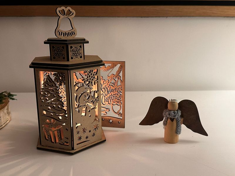 Weihnachtslaterne Glocke