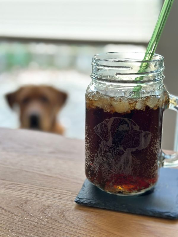 Trinkglas mit Hundemotiv 2er Set
