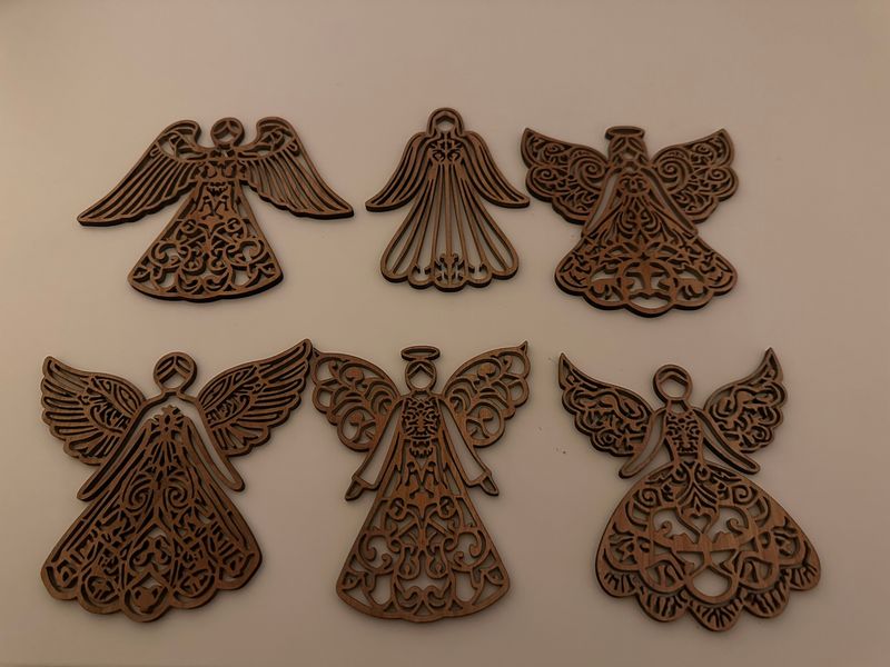 Weihnachtsengel 6er Set