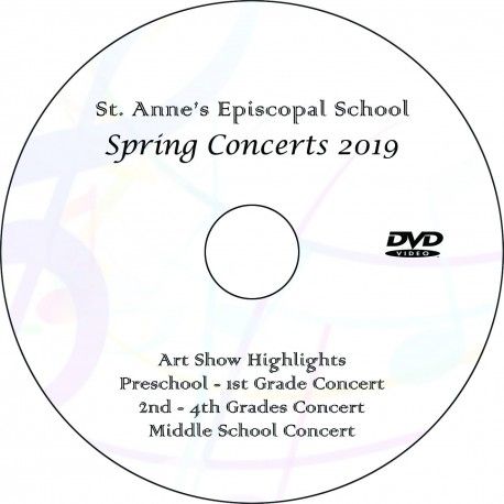 Saint Anne’s Episcopal School “Spring Concerts 2019 - Three Concerts + Art Show”