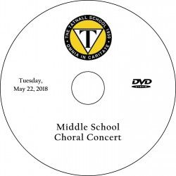 Tatnall Middle School Choral Concert (2018)