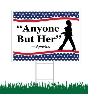 1-sided yard sign