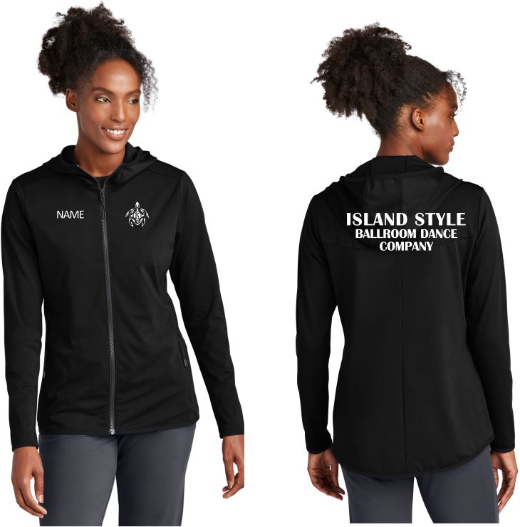 Team Junior Girls' Warm-Up Set Option 1: Jacket with Hood