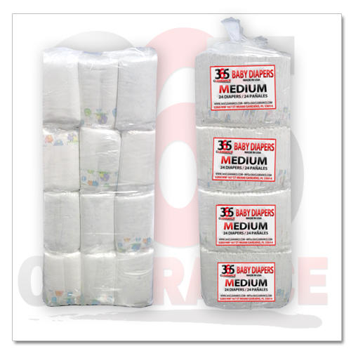 365 Clearance Baby Diapers (Size Medium) 1-Bale