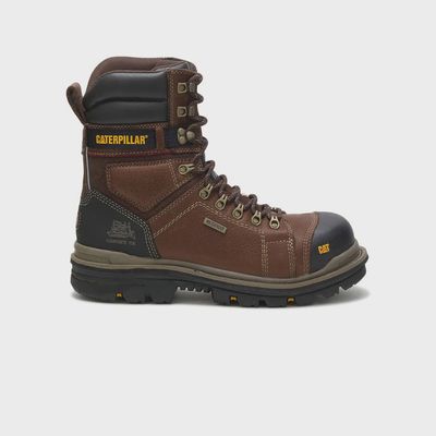 Solde Botte Cat Cap Compo Sem Acier Waterproof Hauler 8Po pour homme HP717629