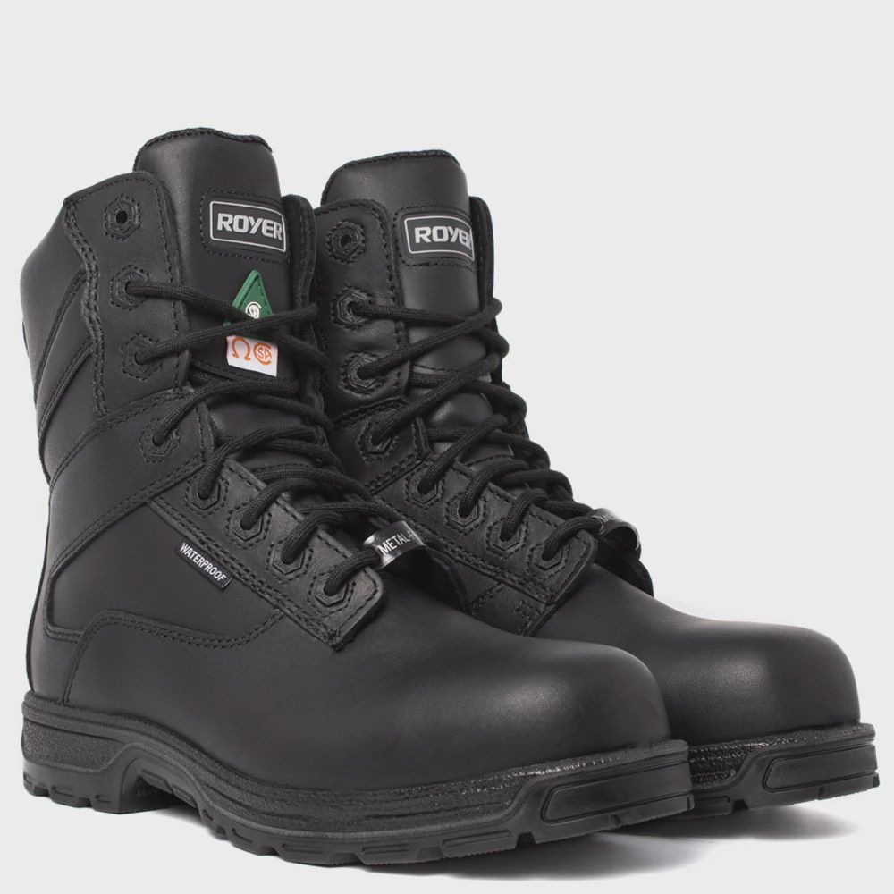 Botte Royer Sans Metal Zip Impermeable pour homme H5704GT