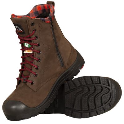 Botte Pilote Et Filles Cap Acier Sem Acier Zipper Caout pour femme DPF358