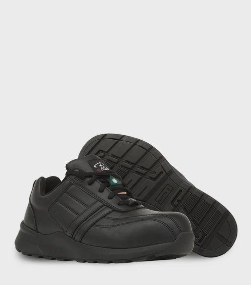 Soulier Pilote Et Filles Sans Metal Tige Pu Sem Caout Special Noir pour femme DPF630