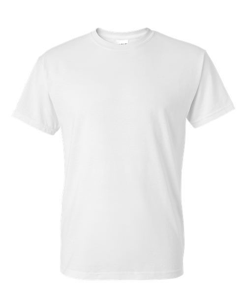 T-Shirt Gildan Classique 9.2oz a manches courtes 8000, Couleur: BLANC, Taille: S
