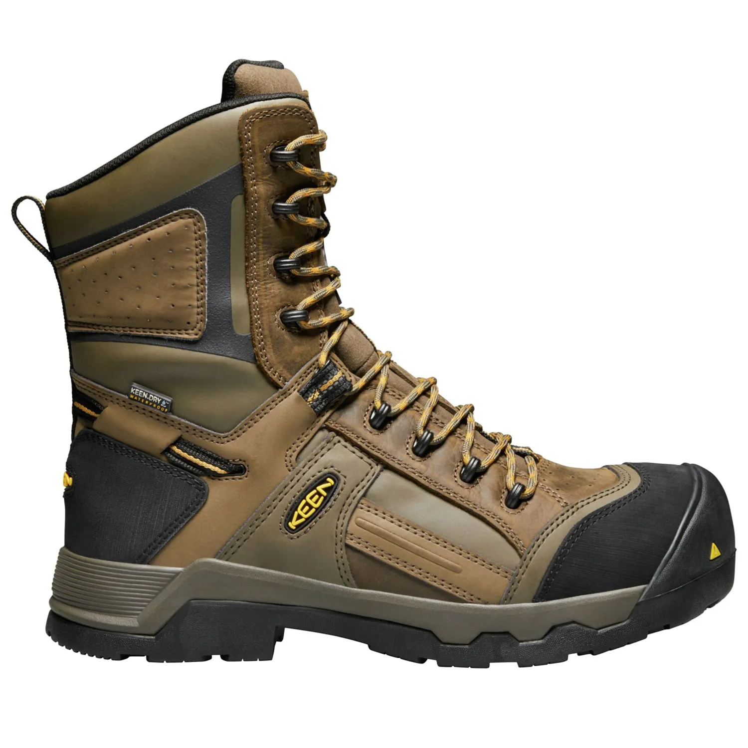 Bottes KEEN 1017799 Davenport Isolees 200g keendry Antiderapantes, Couleur: Brun, Largeur: D, Taille: 10