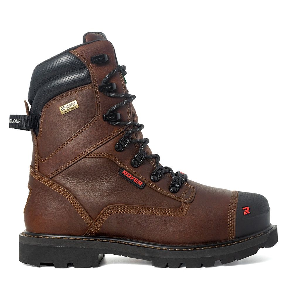 Bottes de travail ROYER 8921RTAG Imperméable, Couleur: Brun, Taille: 10