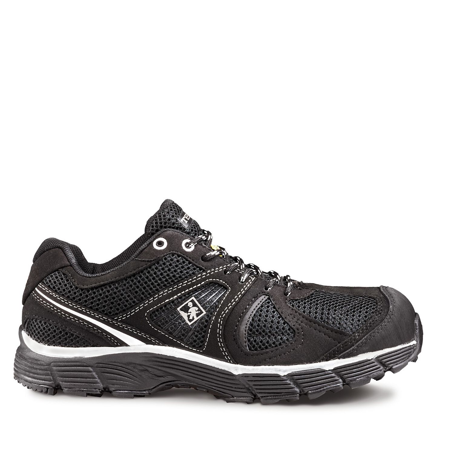 Tennis de travail Terra 1062BG  Pointe composite, Couleur: Noir/Argent, Taille: 10