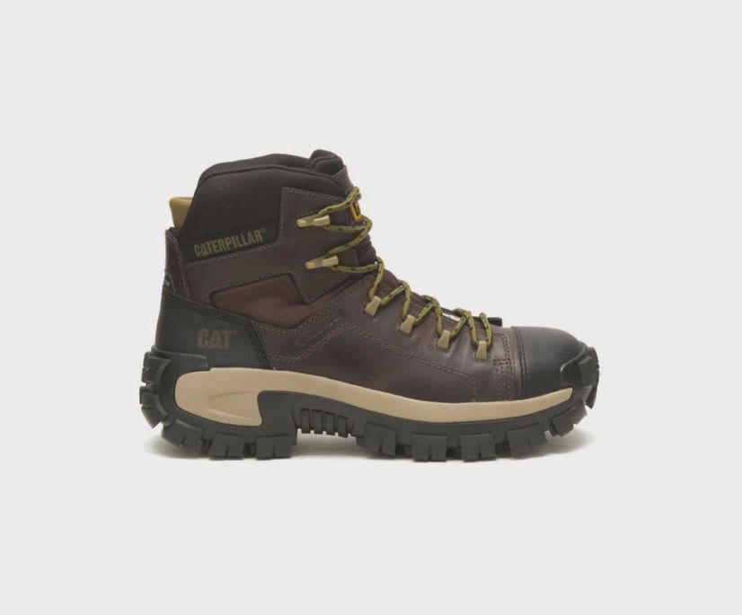 Bottes de travail Caterpillar 58491M Imperméable, bout composite CSA, Couleur: Brun, Taille: 10