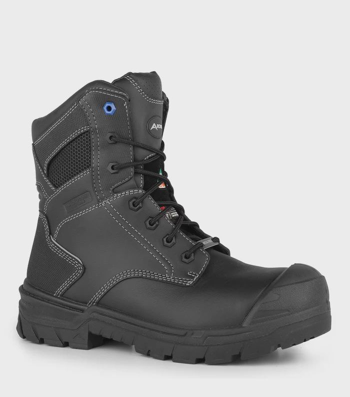 Special Bottes de travail ACTON A9060B-11 G3T cuir 8" avec membrane imperméable, Couleur: Noir, Taille: 10