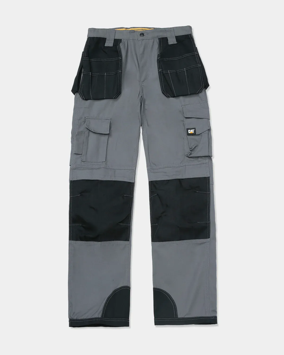 Pantalon Caterpillar CATC172 genouillière 60% coton 40% polyester, Couleur: Gris/Noir, Taille: 34/30