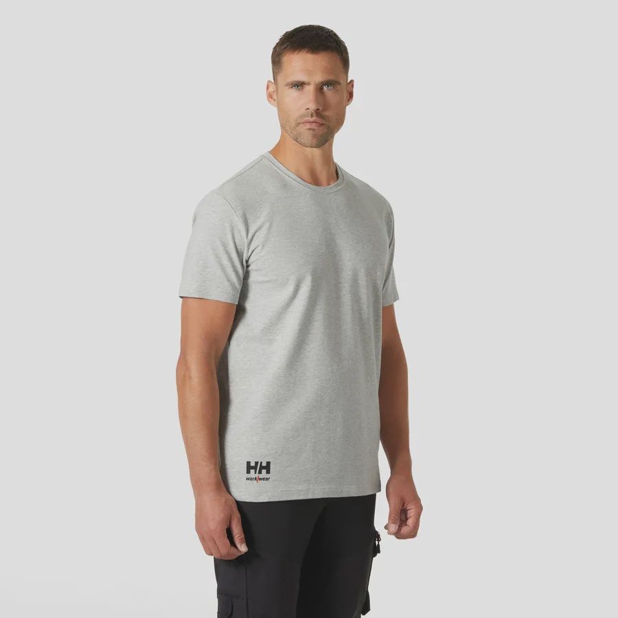 T-shirt HH Workwear 79246 Evo Confortable, Couleur: Gris, Taille: L