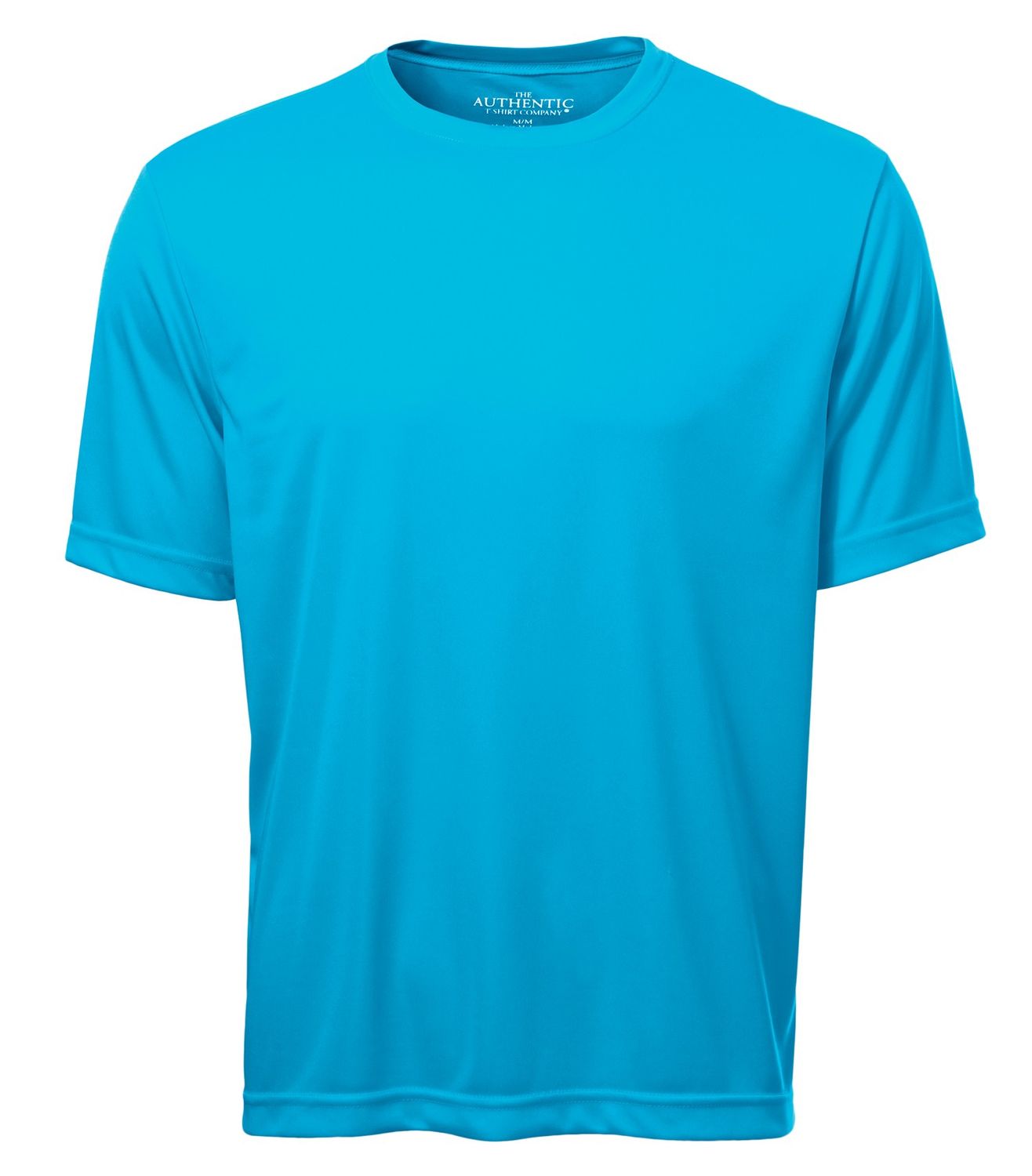 T-shirt ATC™ S350 Polyester interlock 6,3 oz avec technologie d'évacuation d'humidité, Couleur: Bleu atomique, Taille: S