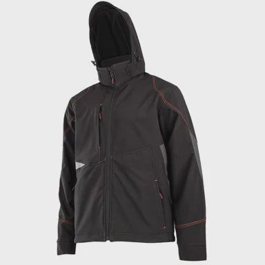 Softshell Kingtreads 212250-112 Imperméable, Couleur: Noir, Taille: S