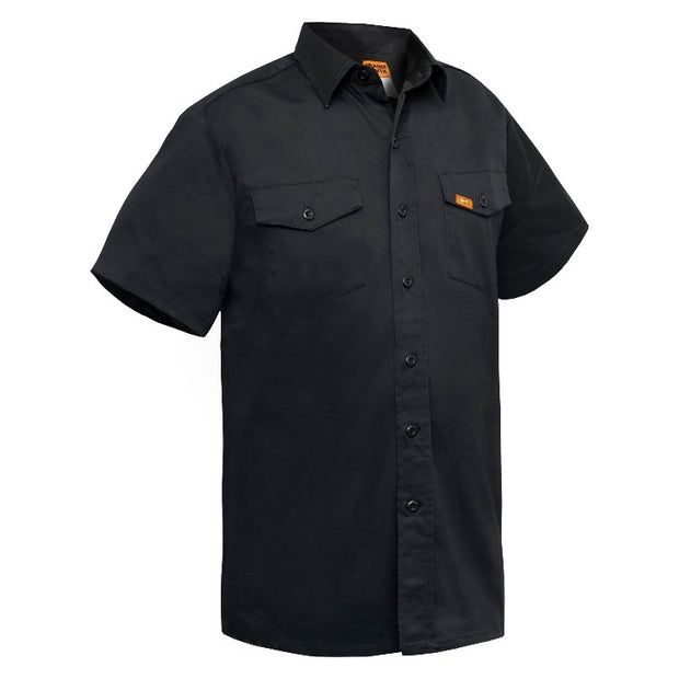 Chemise Orange River RICHARD Stretch à manches courtes, Couleur: Noir, Taille: M