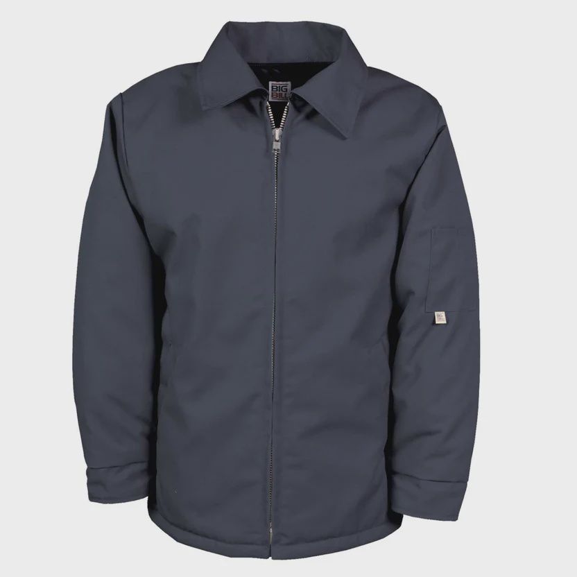 Jacket Big Bill 487 Doublé piqué, Couleur: Marine, Taille: S