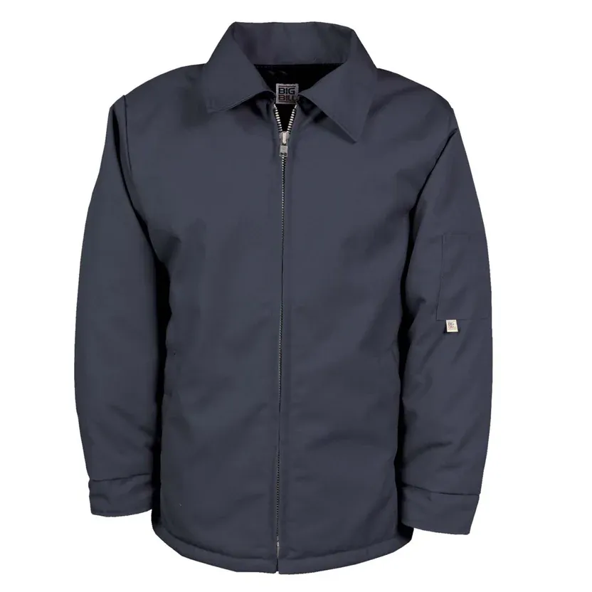Jacket Big Bill 487 Doublé piqué, Couleur: Marine, Taille: S