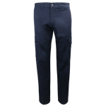Pantalon GATTS 011EX cargo extensible   64% polyester 33% coton 3% spandex, Couleur: Marine, Longueur: 32, Taille: 30