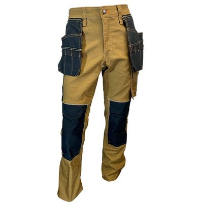 Pantalon de travail Orange River Pantalon multi-poche avec ouverture pour genouillère