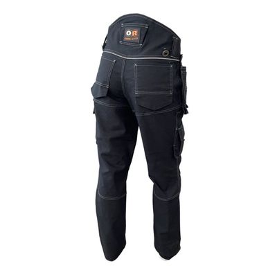 Pantalon de travail Orange River CONTRACTOR Pantalon multi-poche avec ouverture pour genouillère