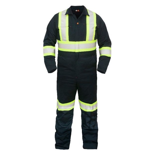 Combinaison de travail Orange River FREDDY Stretch bande réfléchissante, Couleur: Marine, Taille: M