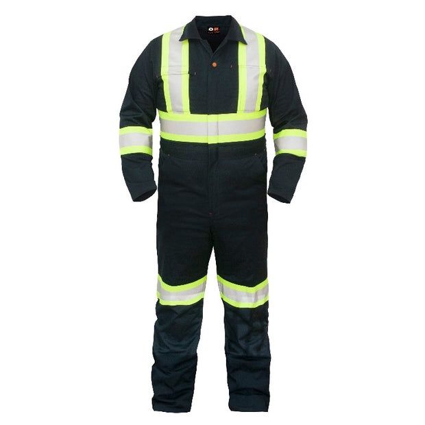 Combinaison de travail Orange River FREDDY Stretch bande réfléchissante, Couleur: Marine, Taille: M