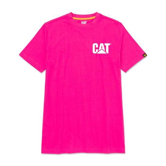 T-Shirt Caterpillar CAT1010009 60% coton / 40% polyester pour femme, Couleur: Fushia, Taille: M