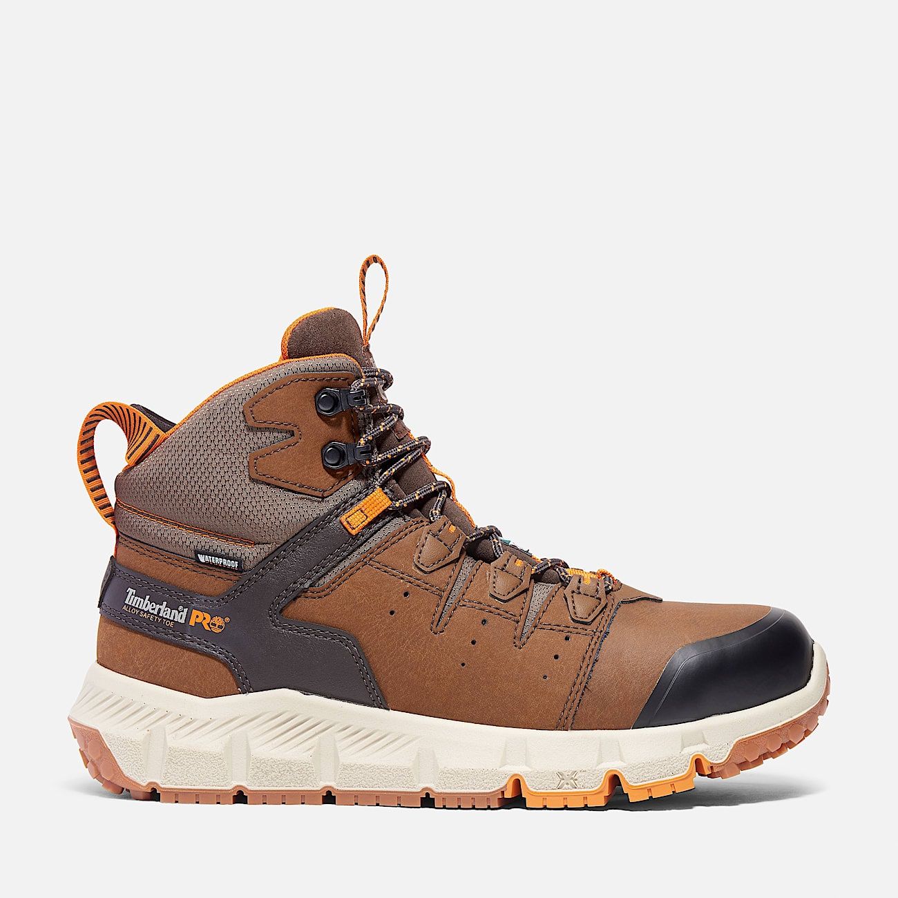 HICKER TIMBERLAND TB0A63XB CAP ALU SEM ACIER IMPER TEMPE, Couleur: Brun, Taille: 7