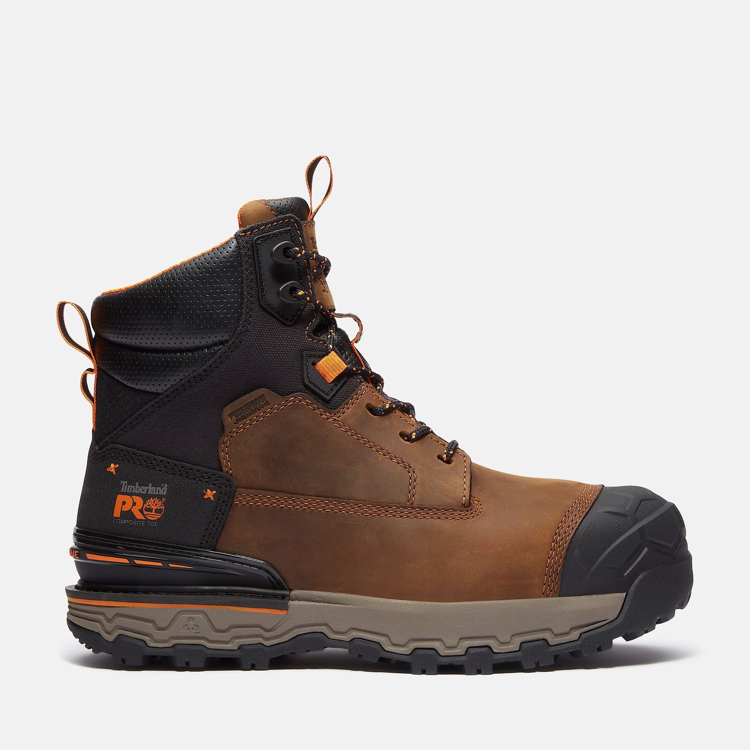 Botte Timberland TB0A63GK sans métal wp Boondock 6``, Couleur: Brun, Taille: 7.5